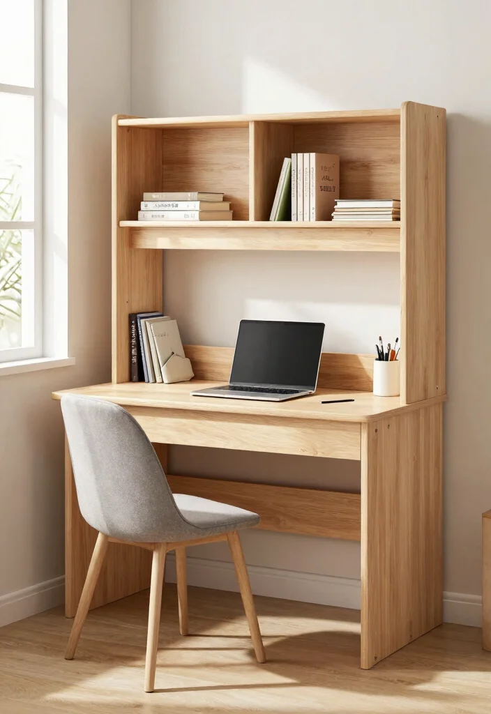 Study Desk Decor Ideas DIY: Best Blog Guide Featuring 19 Focus-Friendly Designs - 16. Multi-Functional Furniture 1