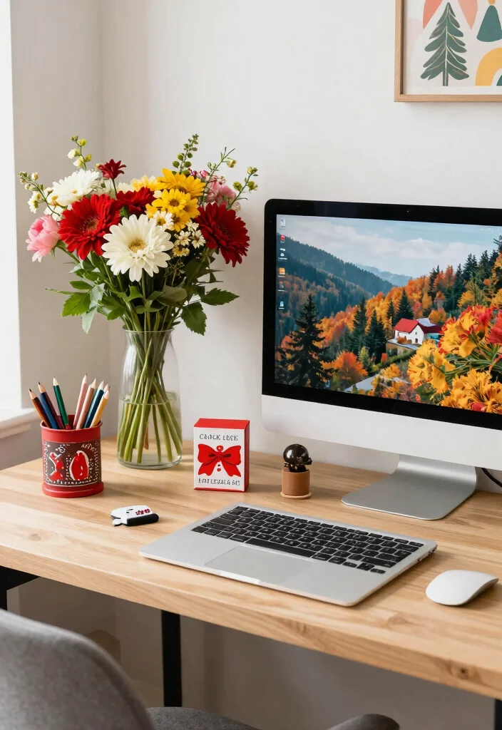 Study Desk Decor Ideas DIY: Best Blog Guide Featuring 19 Focus-Friendly Designs - 18. Seasonal Decor Changes 1