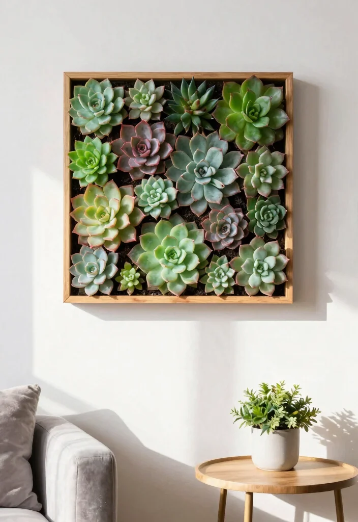 Wall Decor DIY Ideas Crafts: Best Blog Guide Featuring 19 Handmade Wall Designs - 11. DIY Succulent Wall Art 1