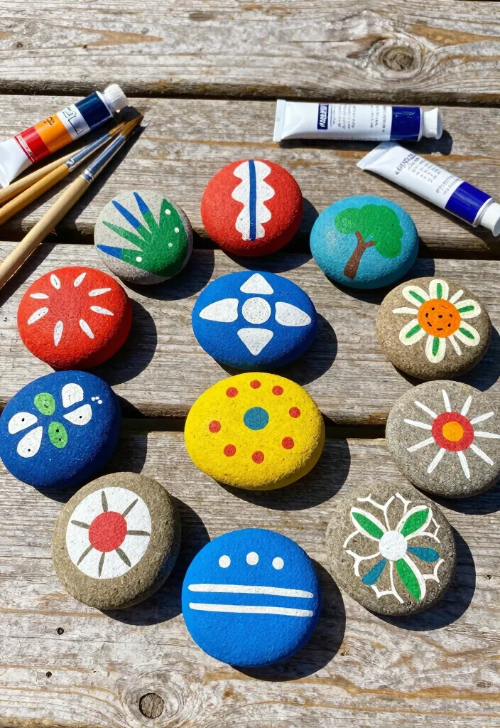 Wall Decor DIY Ideas Crafts: Best Blog Guide Featuring 19 Handmade Wall Designs - 16. Painted Rock Wall Art 1