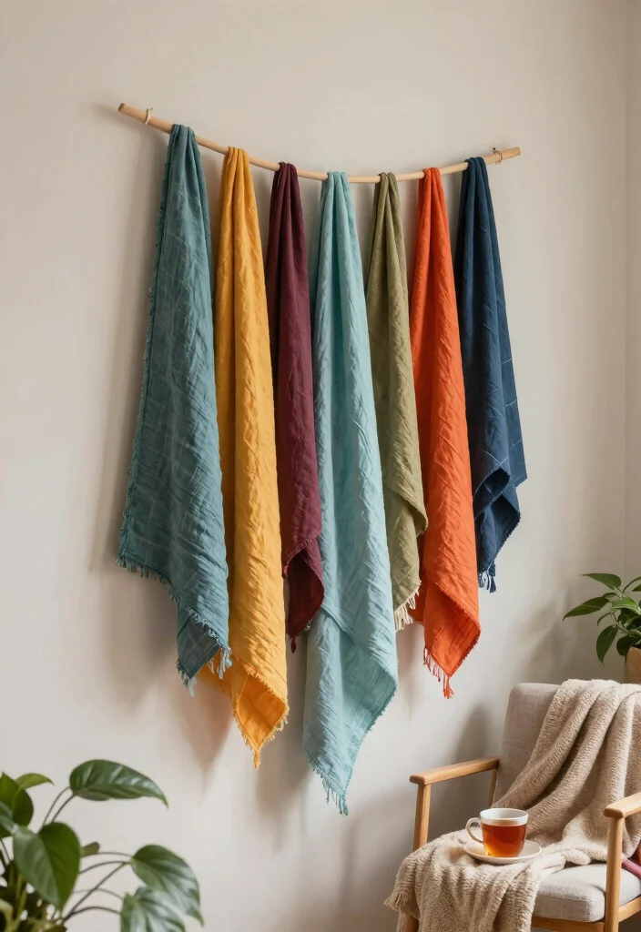 Wall Decor DIY Ideas Crafts: Best Blog Guide Featuring 19 Handmade Wall Designs - 2. Fabric Wall Hanging 1